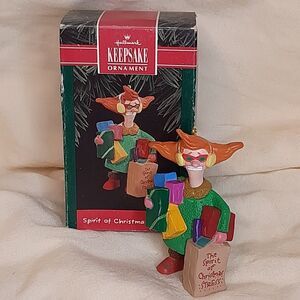 Vtg 1992 Hallmark Keepsake Ornament  Maxine Spirit of Christmas Stress Shoebox